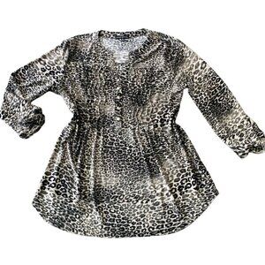 Ava‎ & Grace  Leopard Top Sz S #94A
